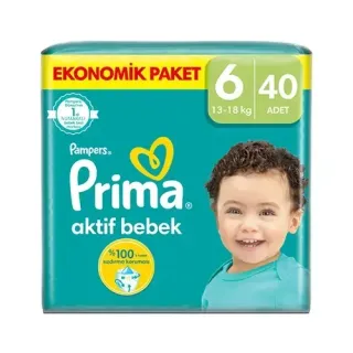 Prima Bebek Bezi Aktif Bebek 6 Beden