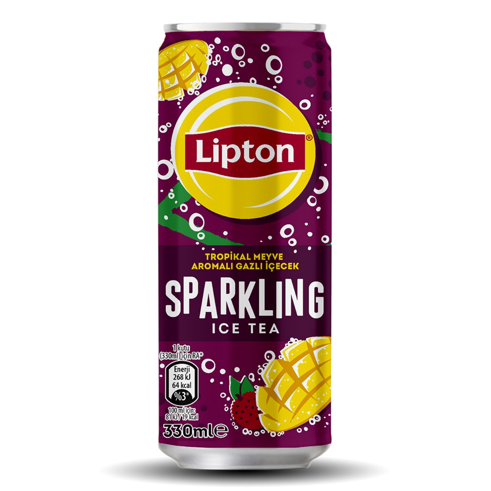 Lipton İce Tea Sparkling Tropikal Meyve