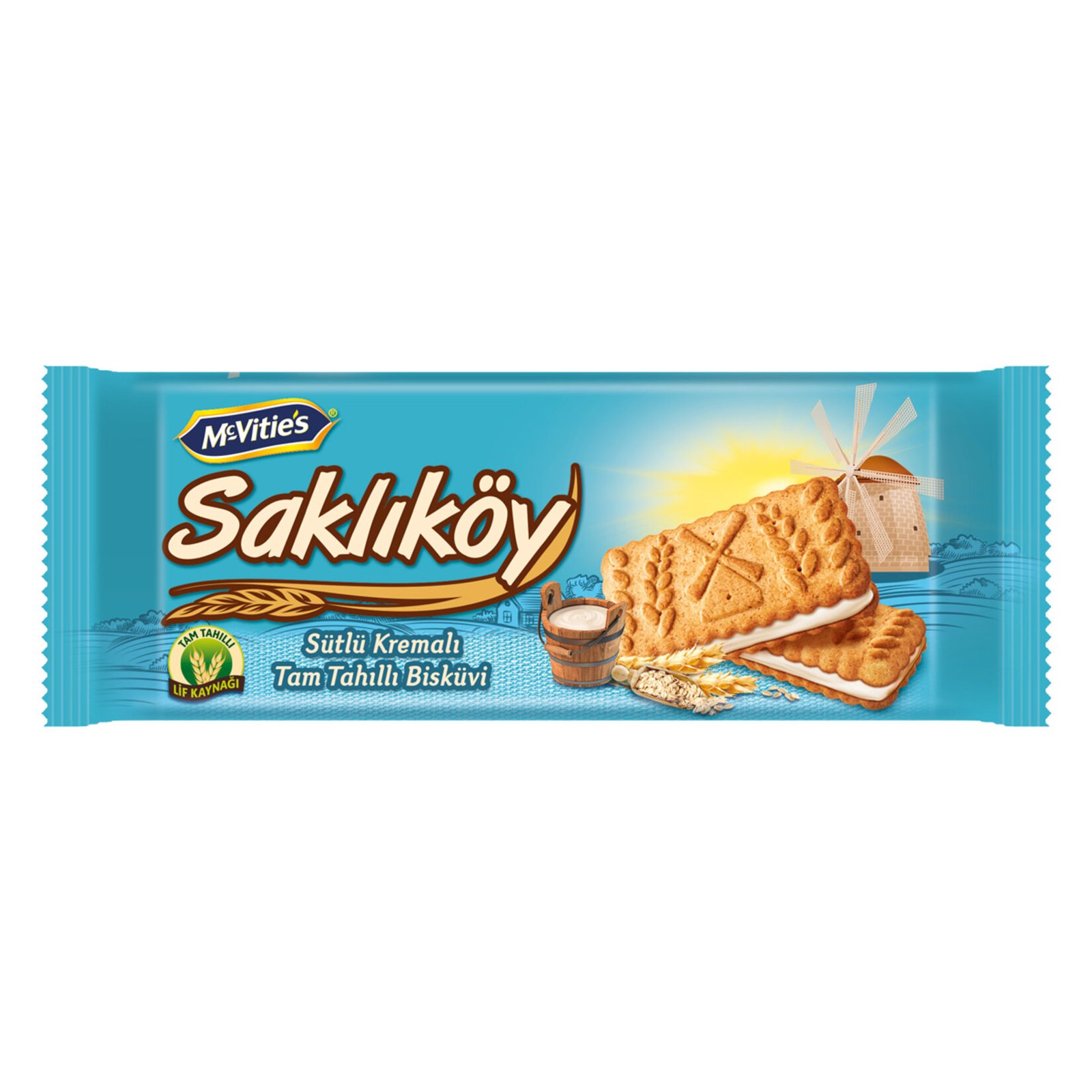 Saklıköy Sütlü Kremalı Bisküvi