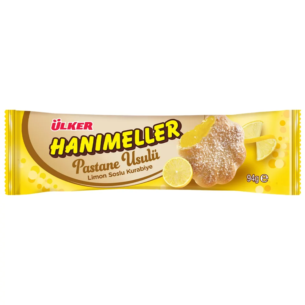 Ülker Hanımeller Pastane Usulü Limon Soslu Kurabiye