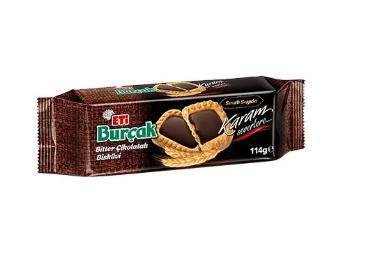 Eti Burçak Bitter Çikolatalı Yulaflı Bisküvi
