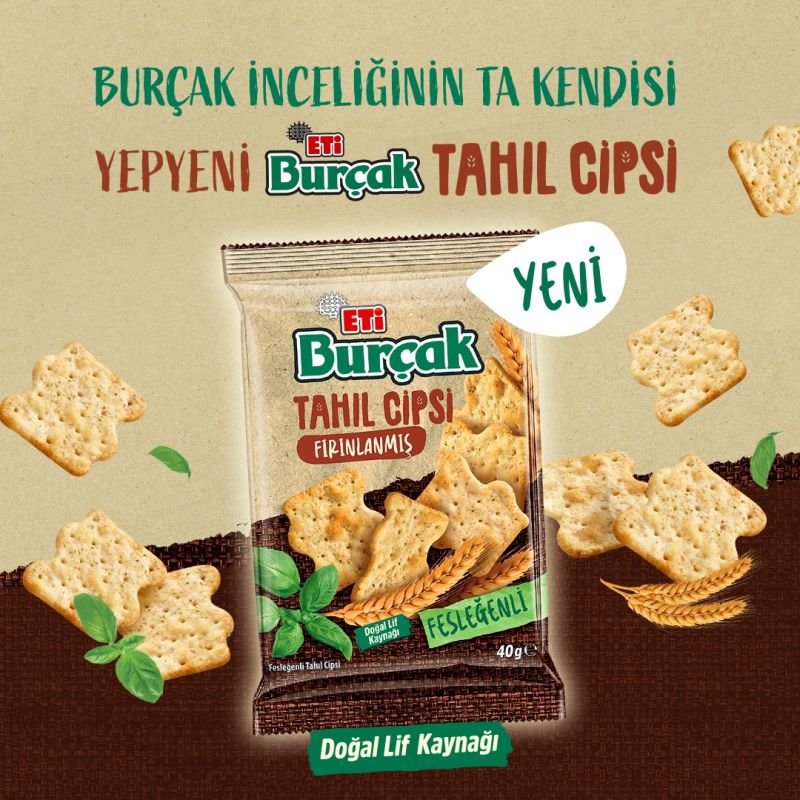 Eti Burçak Tahıl Cipsi Fesleğen