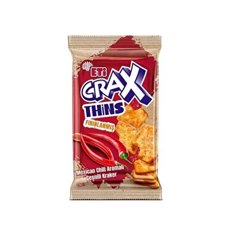 Eti Crax Thins Chili Aromalı Kraker