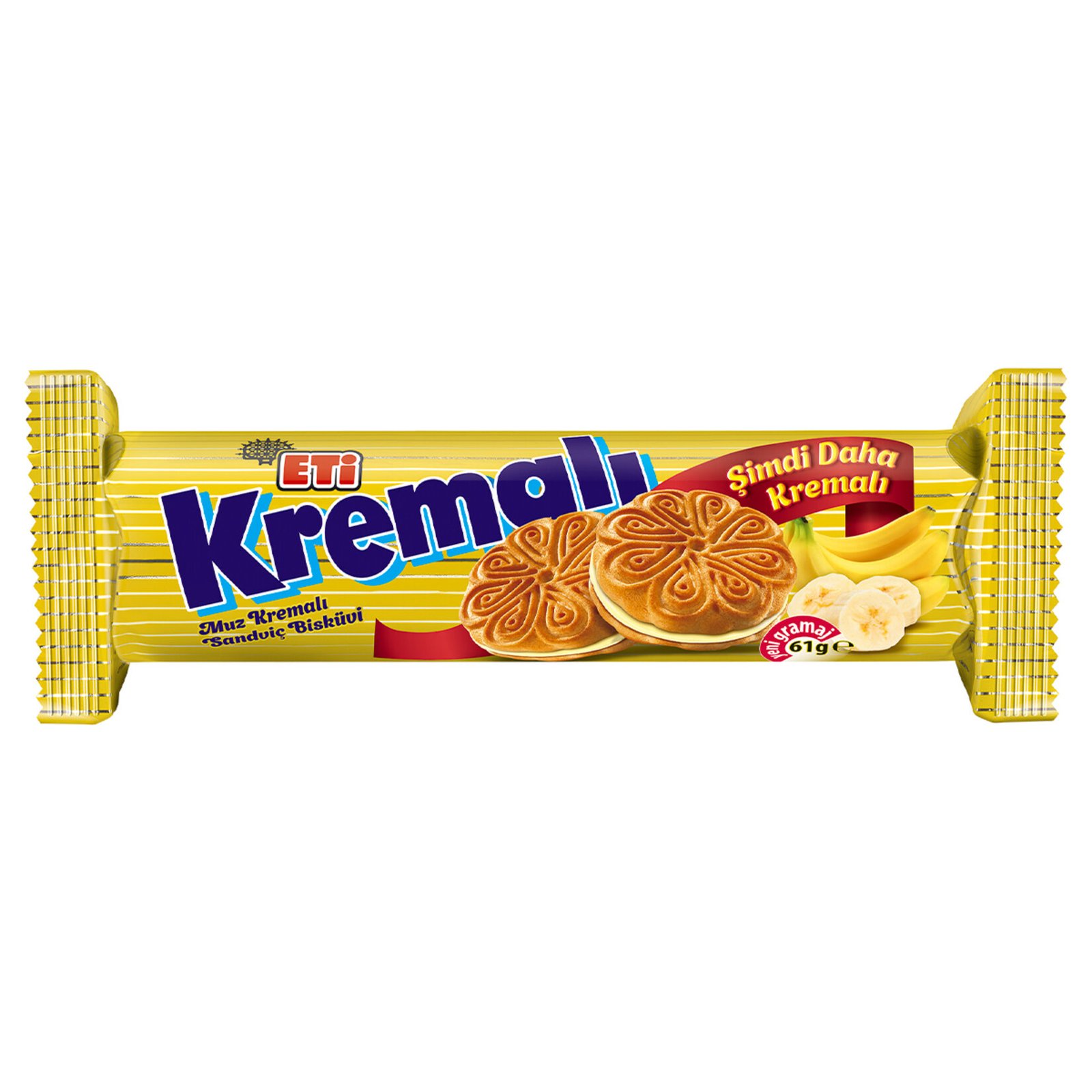 Eti Kremalı Muzlu Bisküvi