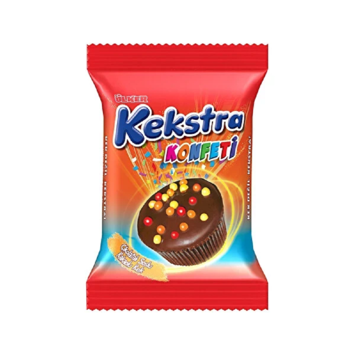 Kekstra Konfeti Muffin Kek Kakaolu