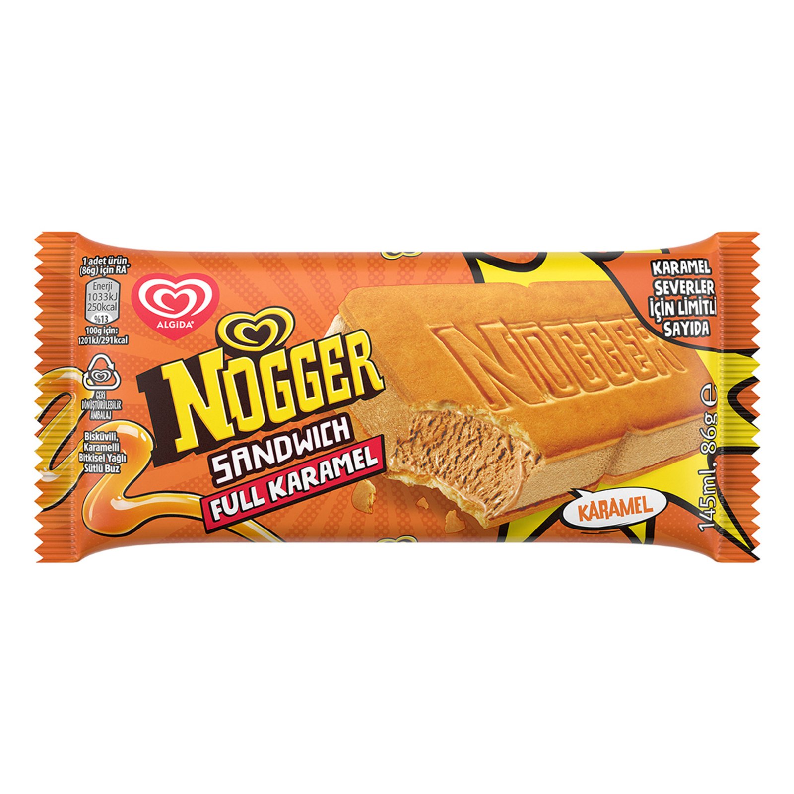Algida Nogger Full Karamel Sandwich