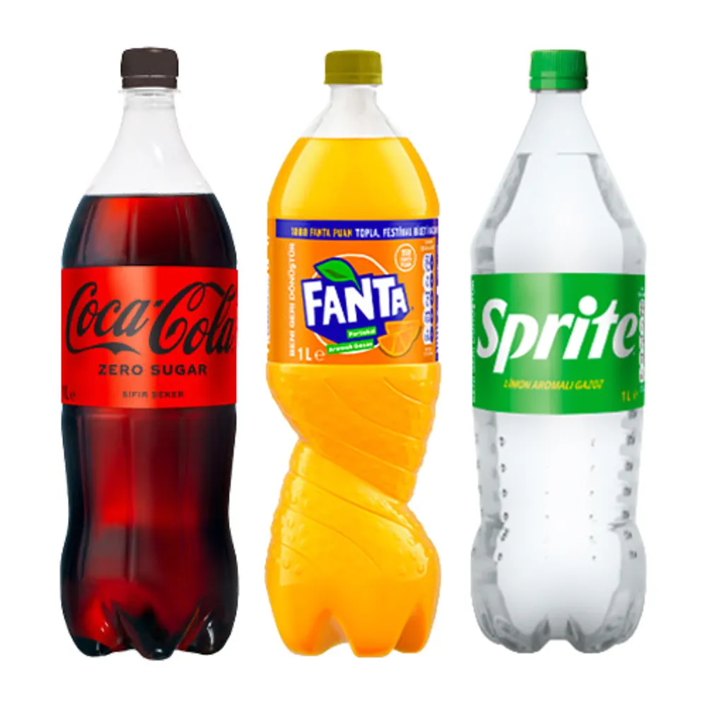 Coca-Cola & Fanta & Sprite Üçlüsü