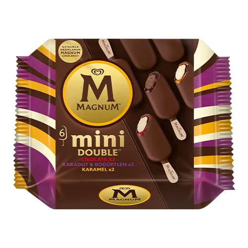 Magnum Mini Double Çikolata, Karadut 6lı