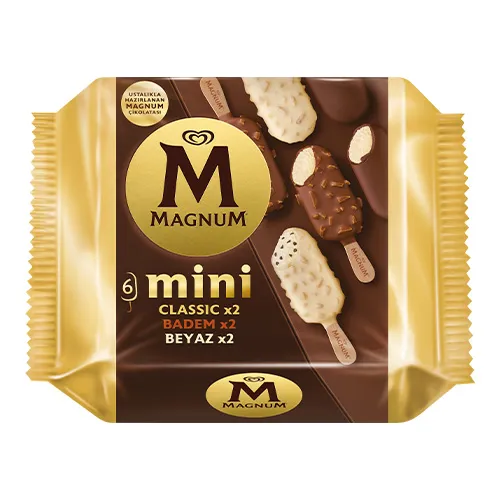 Magnum Mini Classic, Badem, Beyaz 6lı