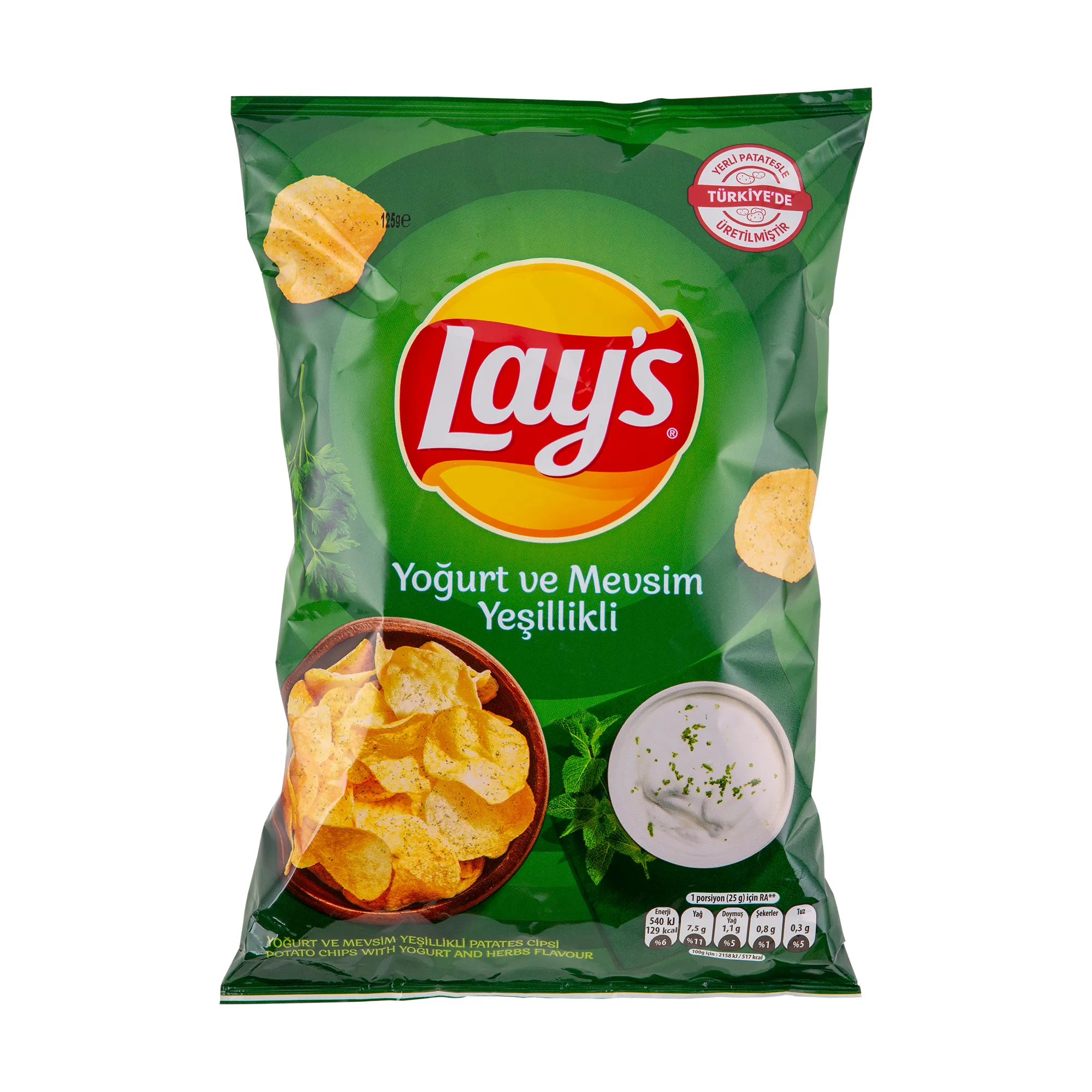 Lay’s Yoğurt ve Mevsim Yeşillikli Patates Cipsi