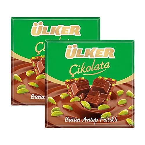 Ülker Antep Fıstıklı Kare Çikolata