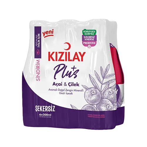 Kızılay Plus Açai & Çilek Aromalı Doğal Mineralli
