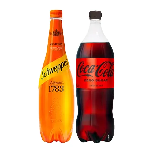 Coca-Cola Zero Sugar & Schweppes Mandalina