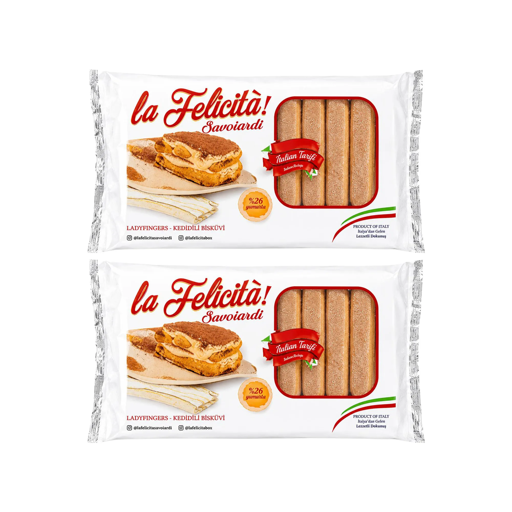 La Felicita Savoiardi Kedidili Bisküvi 2'li