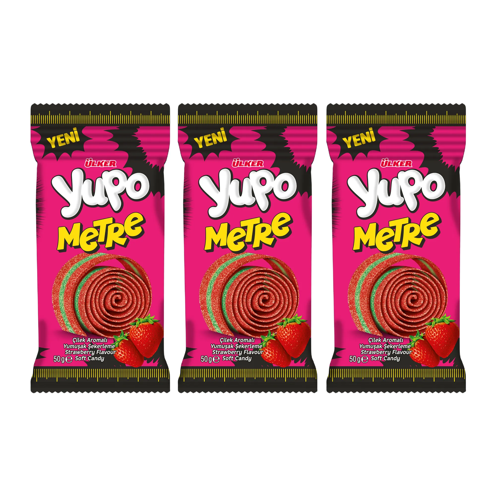 Yupo Jelly Metre Çilek