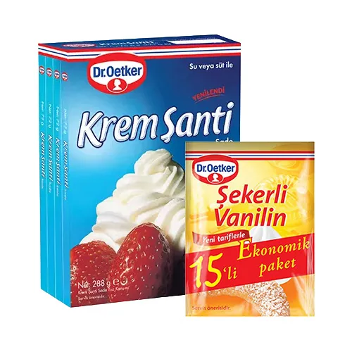 Dr. Oetker Krem Şanti & Şekerli Vanilin