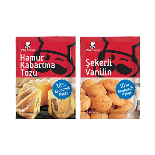 Pakmaya Şekerli Vanilin & Hamur Kabartma Tozu