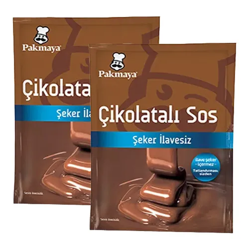 Pakmaya Şeker İlavesiz Çikolatalı Sos 2'li