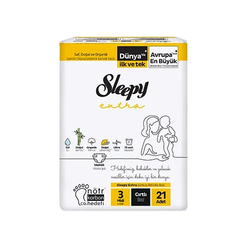 Sleepy Extra Bantlı Bez 3 Beden